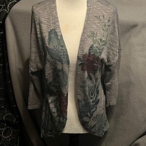 Floral Patterned Women's Cardigan